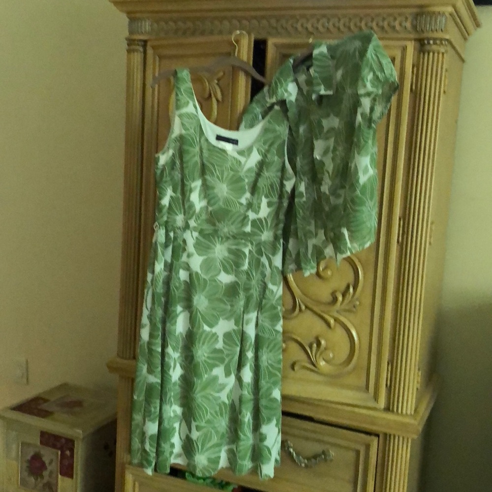 Madison Leigh Dress with light jacket